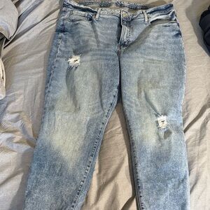 Light Blue Distressed WOMEN Jeans